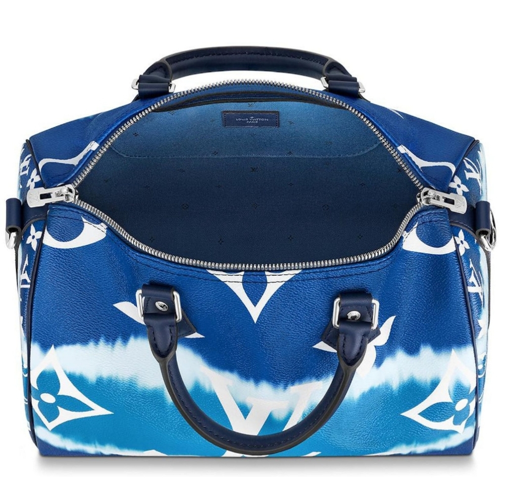 Louis Vuitton Speedy 30 Bandoulière Escale Blue SET - Picture 8 of 14